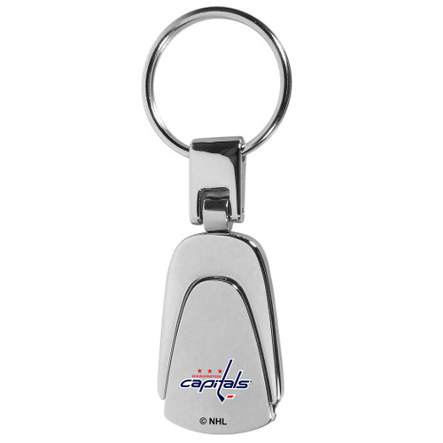 Washington Capitals Steel Tear Drop Key Chain