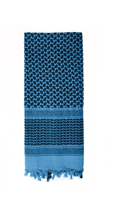 Black Blue Shemagh Tactical Desert Scarf