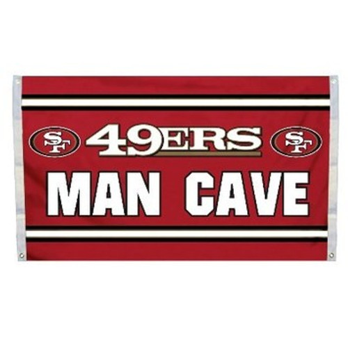 San Francisco 49ers Man Cave Flag