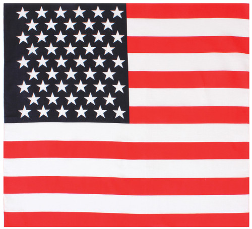 American Flag Bandana Large