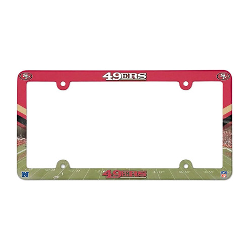 San Francisco 49ers NFL Stadium License Plate Frame San Francisco 49ers NFL Stadium License Plate Frame