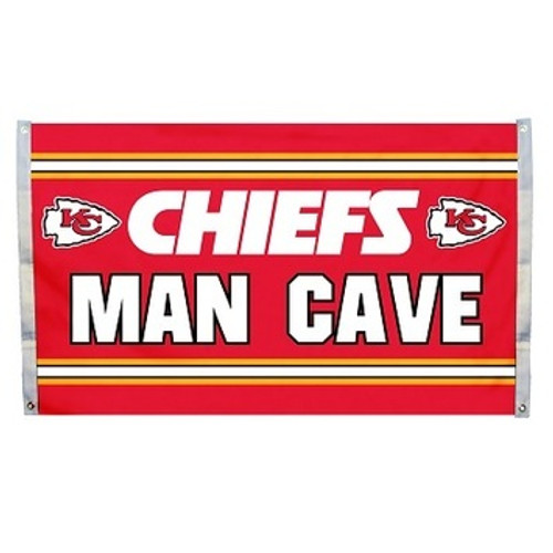 Kansas City Chiefs Man Cave Flag