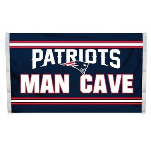 New England Patriots Man Cave Flag