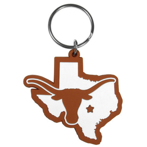 Texas Longhorns NCAA Home State Flex Key Chain