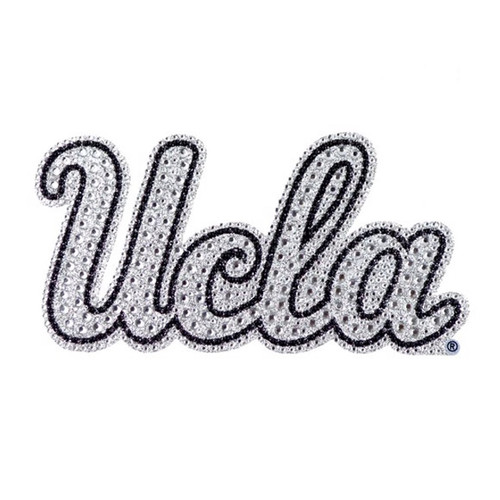 UCLA Bruins NCAA Bling Logo Emblem – Silver & Black Rhinestones UCLA Bruins NCAA Bling Logo Emblem – Silver & Black Rhinestones