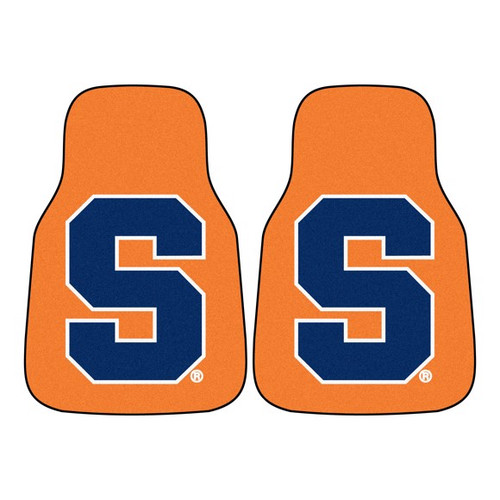 Syracuse University 2-piece Carpet Car Mat Set - Orange