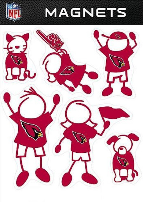 Arizona Cardinals NFL Family Magnet Set Arizona Cardinals NFL Family Magnet Set