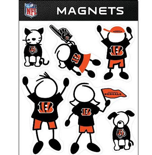 Cincinnati Bengals NFL Family Magnet Set