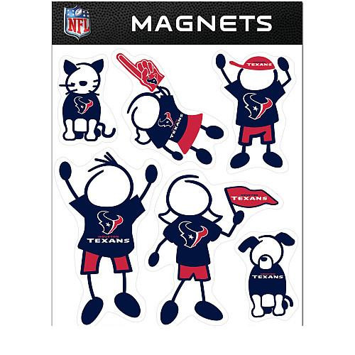 Houston Texans NFL Family Magnet Set