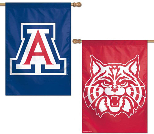 Arizona Wildcats Premium 2 Sided Vertical Flag