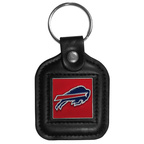 Buffalo Bills NFL Black Square Fob Keychain