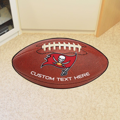 Tampa Bay Buccaneers Personalized Football Mat