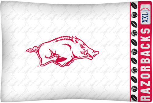Arkansas Razorbacks NCAA Microfiber Pillowcase Arkansas Razorbacks NCAA Microfiber Pillowcase