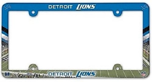 Detroit Lions NFL Stadium License Plate Frame