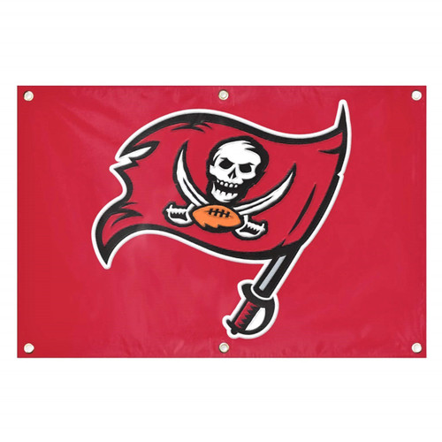 Tampa Bay Buccaneers NFL 2' x 3' Red Wall Banner Logo Flag