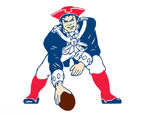New England Patriots NFL Decal Sticker - Minuteman Mascot Logo