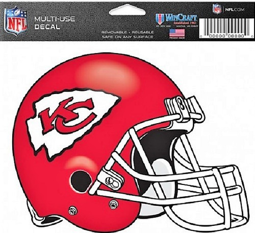 Kansas City Chiefs Decal - Helmet