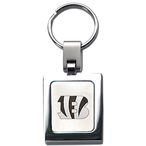 Cincinnati Bengals NFL Laser Etched Logo Keychain