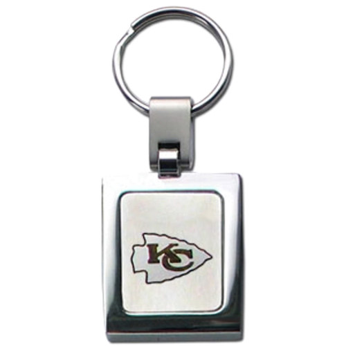 Kansas City Chiefs NFL Laser Etched Square Key Chain Kansas City Chiefs NFL Laser Etched Square Key Chain