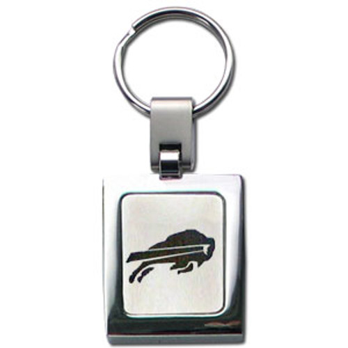 Buffalo Bills Laser Etched Key Chain - Square