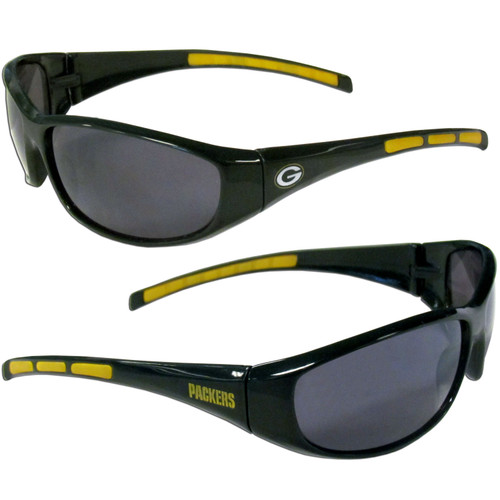 Green Bay Packers Wrap Sunglasses Green Bay Packers Wrap Sunglasses