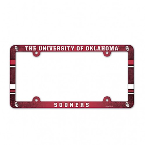 Oklahoma Sooners NCAA Color License Plate Frame Oklahoma Sooners NCAA Color License Plate Frame