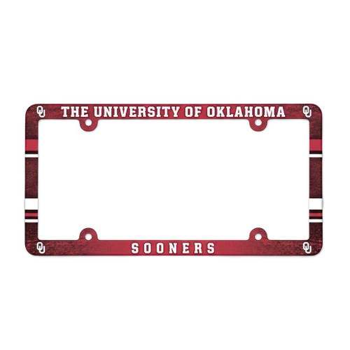 Oklahoma Sooners NCAA Color License Plate Frame