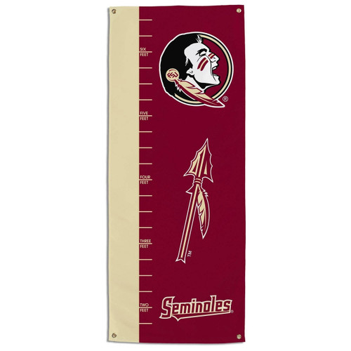 Florida State Seminoles NCAA Growth Chart Banner Florida State Seminoles NCAA Growth Chart Banner