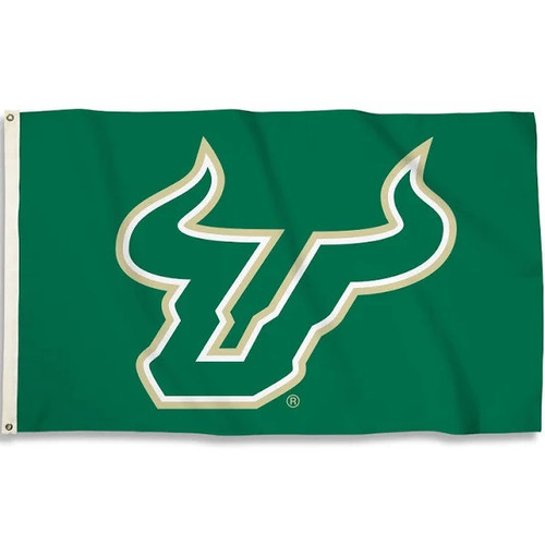 USF - South Florida Bulls NCAA Logo Flag