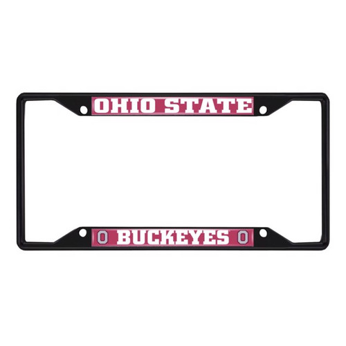 Ohio State Buckeyes Black Metal License Plate Frame