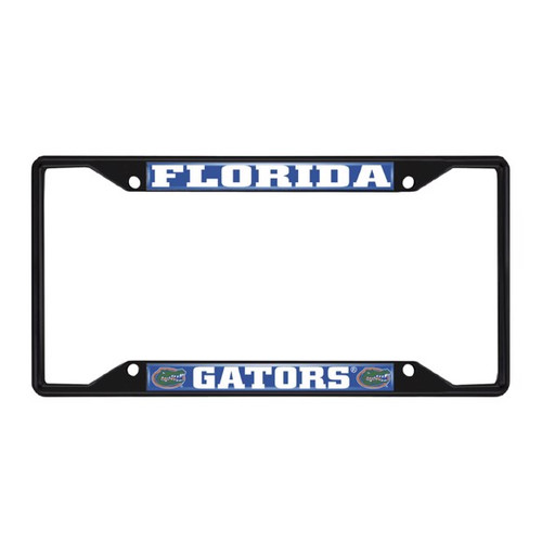 Florida Gators Black Metal License Plate Frame