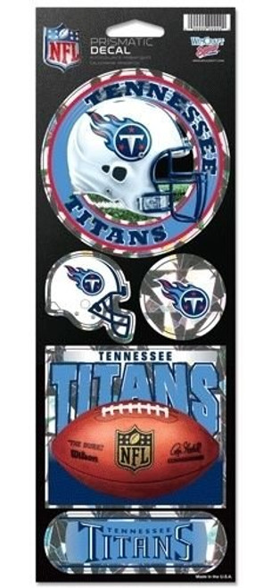 Tennessee Titans NFL Prismatic Decal Sticker Set