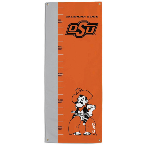 Oklahoma State Cowboys NCAA Growth Chart Banner