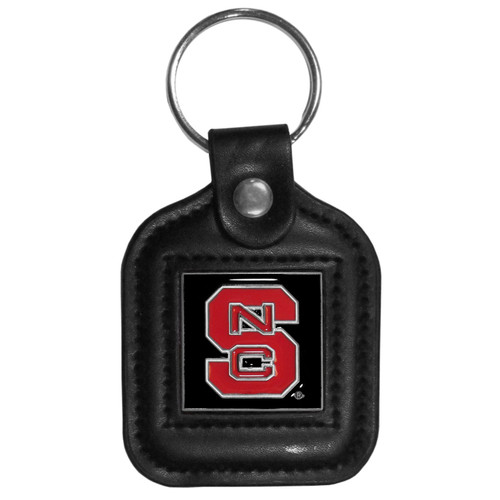 North Carolina State Wolfpack Square Fob Key Chain