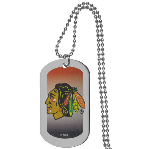 Chicago Blackhawks NHL Color Tag Necklace