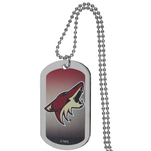 Arizona Coyotes NHL Color Tag Necklace