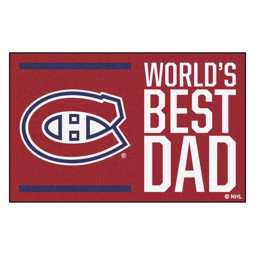 Montreal Canadiens Mat - World's Best Dad