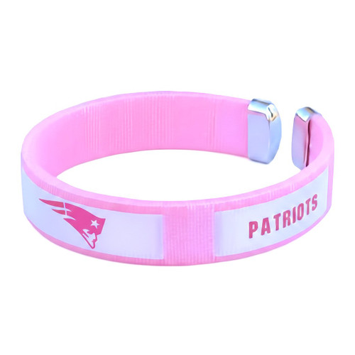 New England Patriots NFL Pink Cuff Bracelet – Fan Band