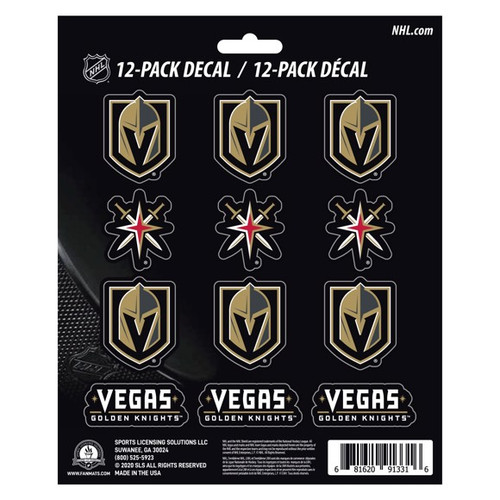 Vegas Golden Knights NHL Mini Decals