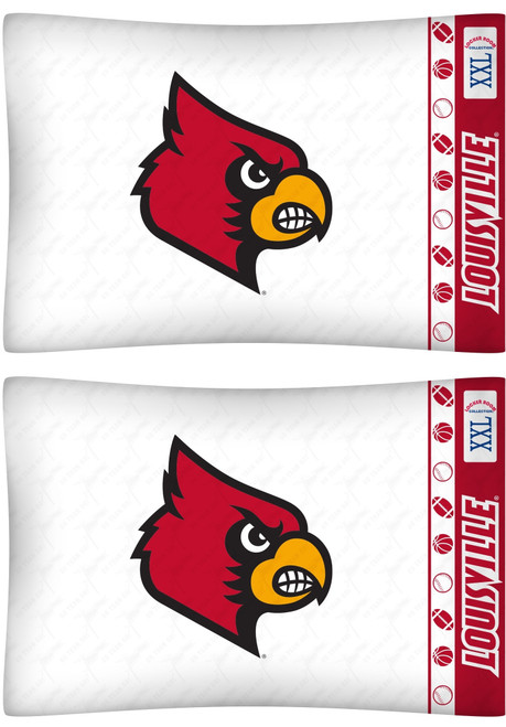 Louisville Cardinals NCAA Microfiber Pillowcase Set