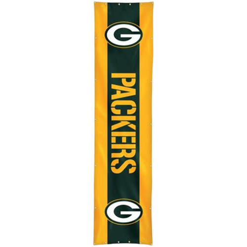 Green Bay Packers NFL 96" x 24" Column Banner Wrap - Green & Gold
