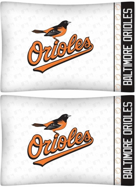 Baltimore Orioles MLB Microfiber Pillowcase Set