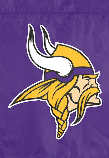 Minnesota Vikings NFL Purple Garden Window Logo Flag