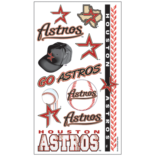 Houston Astros MLB Temporary Tattoos