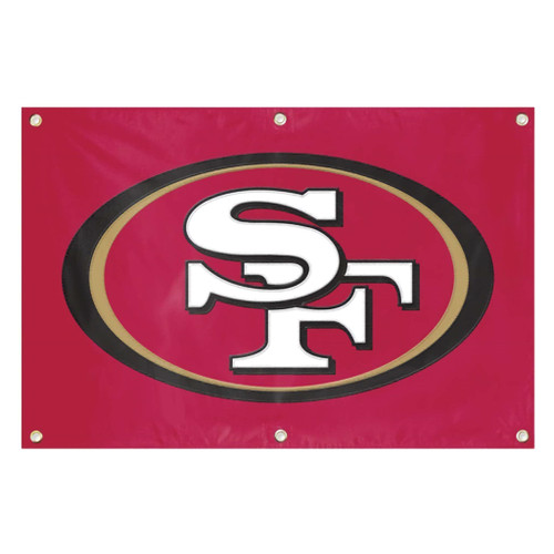 San Francisco 49ers NFL 2' x 3' Logo Banner Flag
