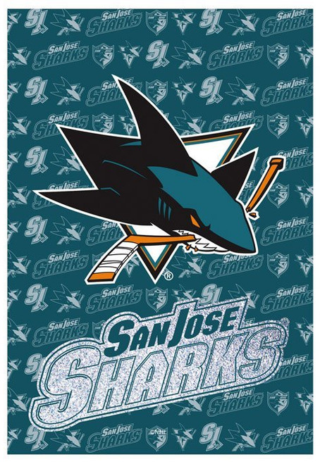 San Jose Sharks NHL Double Sided Garden Flag