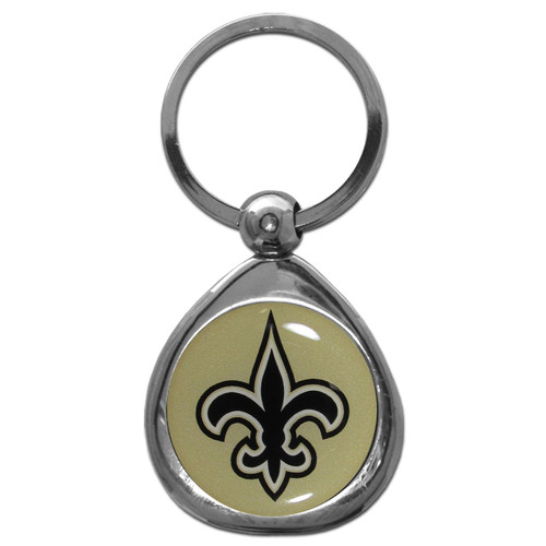 New Orleans Saints Logo Chrome Key Chain