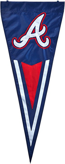 Atlanta Braves MLB Logo Pennant Flag