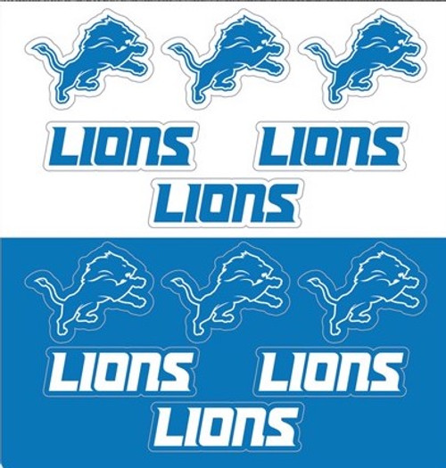 Detroit Lions Logo Mini Decals
