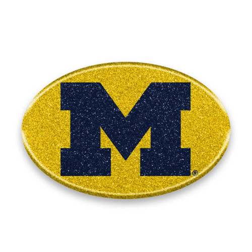 Michigan Wolverines Logo Color Bling Emblem